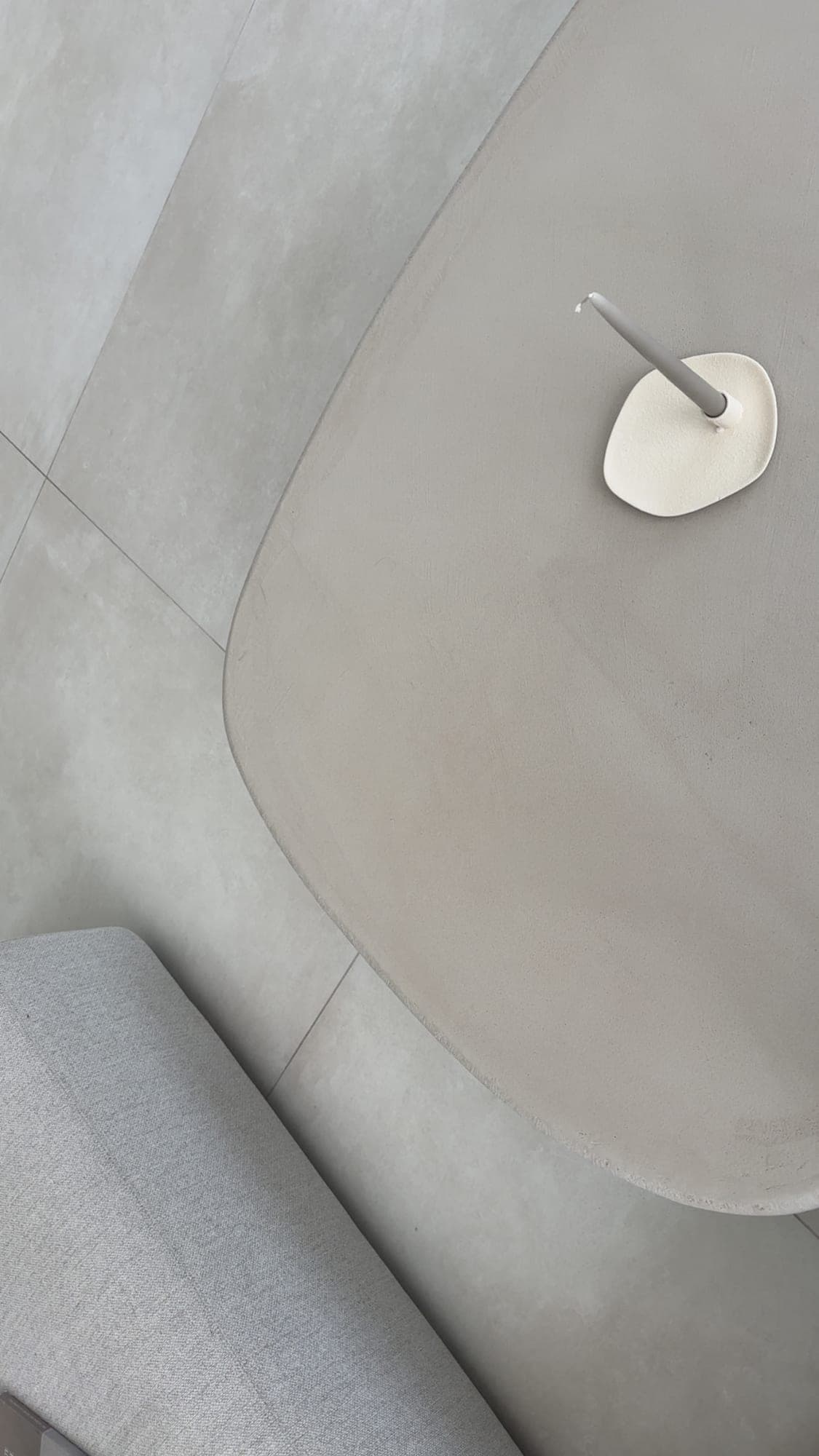 Matbordet som blev microcement