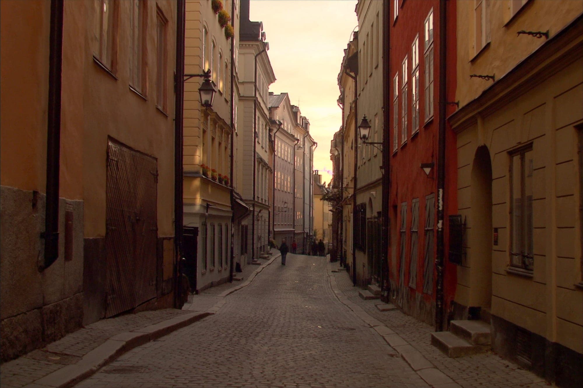 Gatuvy i Stockholm