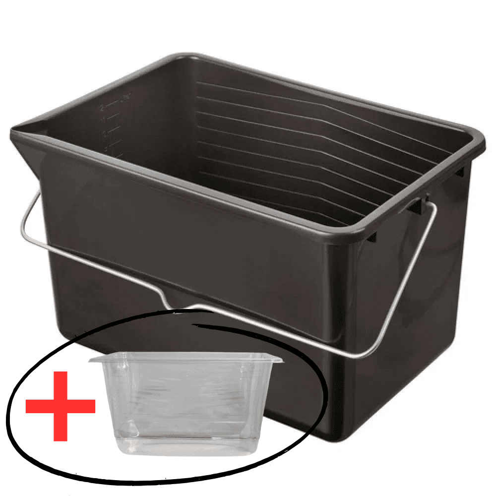 Paket med färghink 12 liter och 5 st insatser